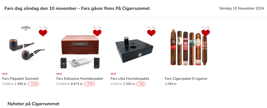 Farsartad fars dag på Cigarrummet