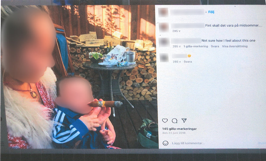 Barn & cigarrer - är det möjligt?